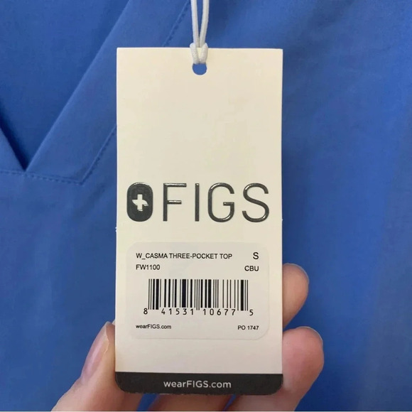 Figs Casma Three-Pocket Scrub Top - Picture 7 of 9